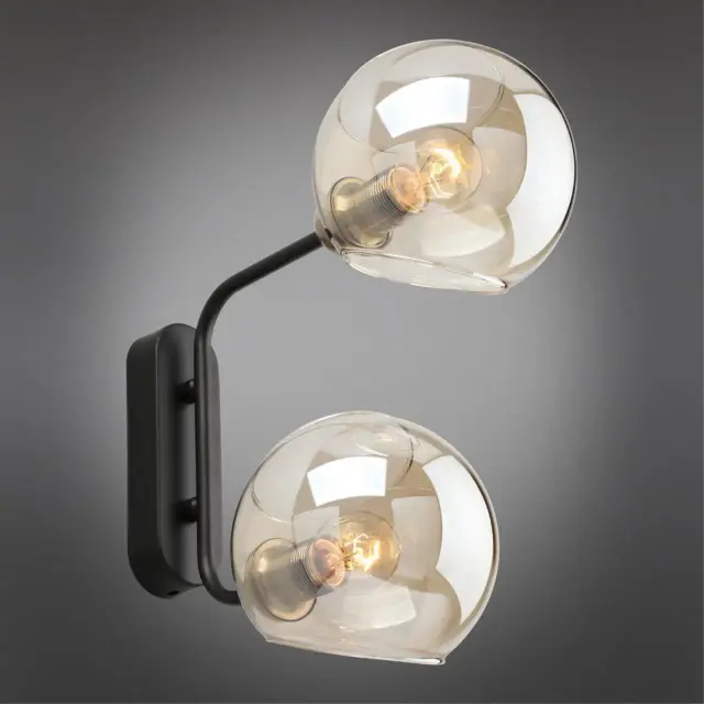 Бра Omnilux OML-94201-02 FASANO — черный, ракурс 2