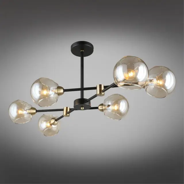 Люстра Omnilux OML-94207-06 FASANO — черный, ракурс 2