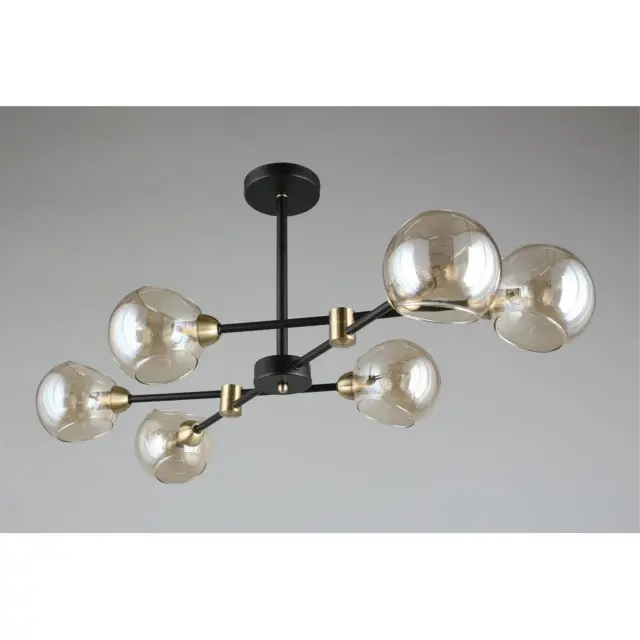 Люстра Omnilux OML-94207-06 FASANO — черный, ракурс 3