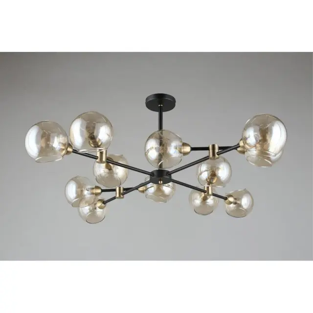 Люстра Omnilux OML-94207-12 FASANO — черный, ракурс 4