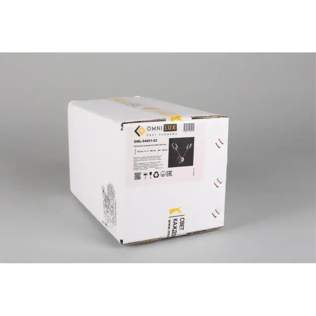 Бра Omnilux OML-94801-02 LOANO — черный, ракурс 7