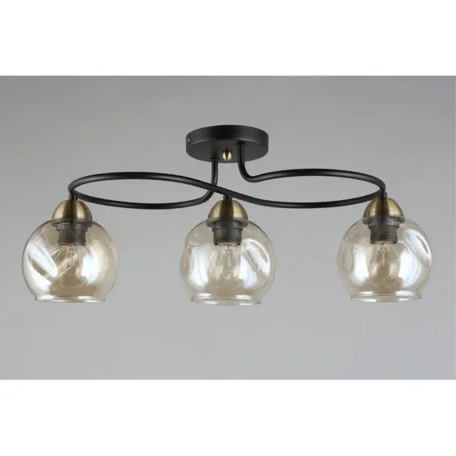 Светильник Omnilux OML-95007-03 CARINI — черный, ракурс 6