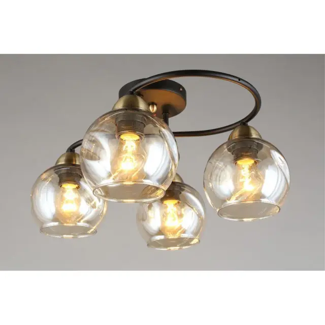 Люстра Omnilux OML-95007-04 CARINI — черный, ракурс 4
