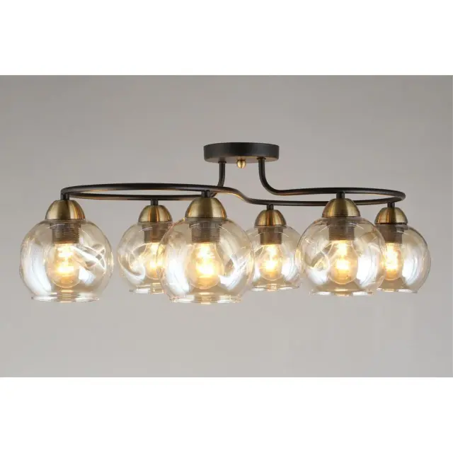Люстра Omnilux OML-95007-06 CARINI — черный, ракурс 10