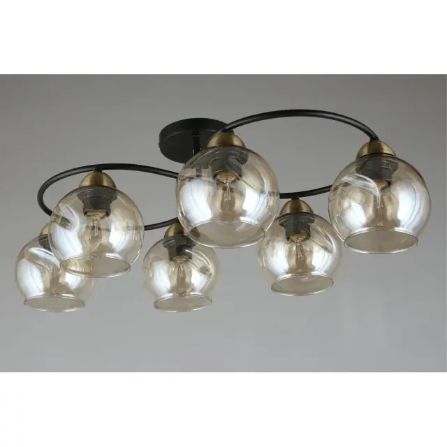 Люстра Omnilux OML-95007-06 CARINI — черный, ракурс 4