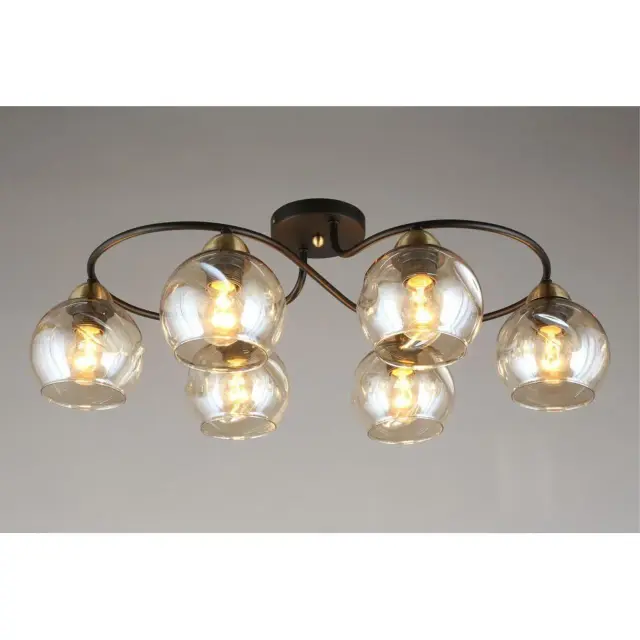 Люстра Omnilux OML-95007-06 CARINI — черный, ракурс 6