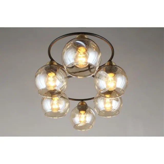 Люстра Omnilux OML-95007-06 CARINI — черный, ракурс 8
