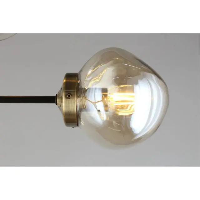 Люстра Omnilux OML-95107-08 CROTONE — черный, ракурс 8