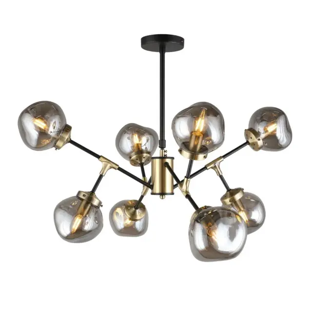 Люстра Omnilux OML-95207-08 VOLANO — черный
