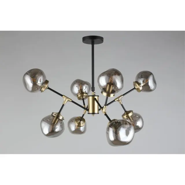 Люстра Omnilux OML-95207-08 VOLANO — черный, ракурс 4