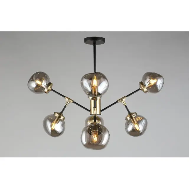 Люстра Omnilux OML-95207-08 VOLANO — черный, ракурс 5