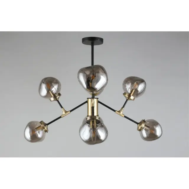 Люстра Omnilux OML-95207-08 VOLANO — черный, ракурс 7