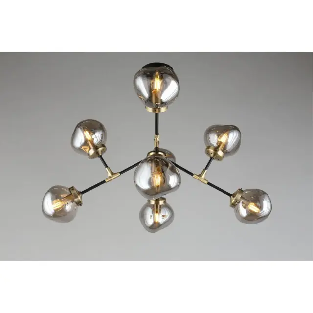 Люстра Omnilux OML-95207-08 VOLANO — черный, ракурс 8