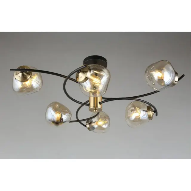 Люстра Omnilux OML-95307-06 MONCALVO — черный, ракурс 4