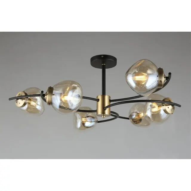 Люстра Omnilux OML-95307-06 MONCALVO — черный, ракурс 5