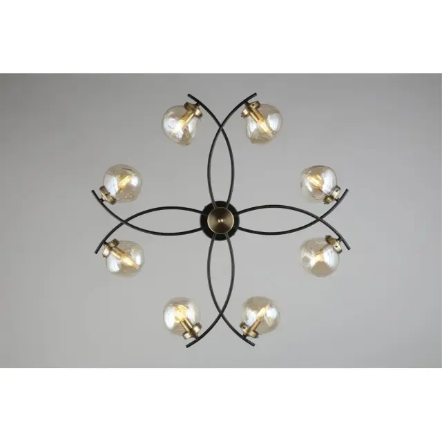 Люстра Omnilux OML-95307-08 MONCALVO — черный, ракурс 6