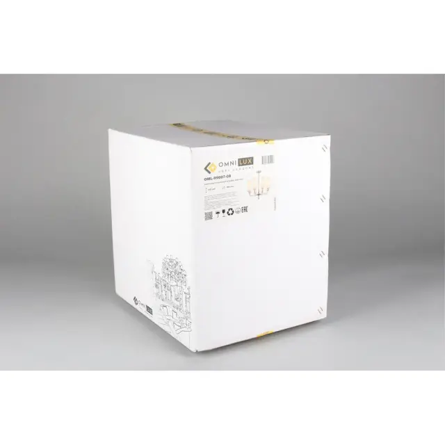 Люстра Omnilux OML-99607-08 PARRINI — хром, ракурс 10