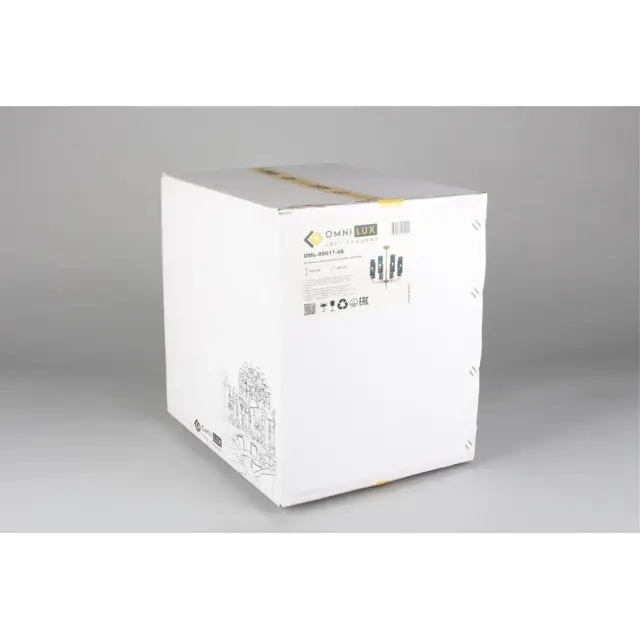Люстра Omnilux OML-99617-08 PARRINI — бронза, ракурс 10