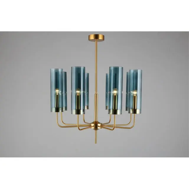 Люстра Omnilux OML-99617-08 PARRINI — бронза, ракурс 5