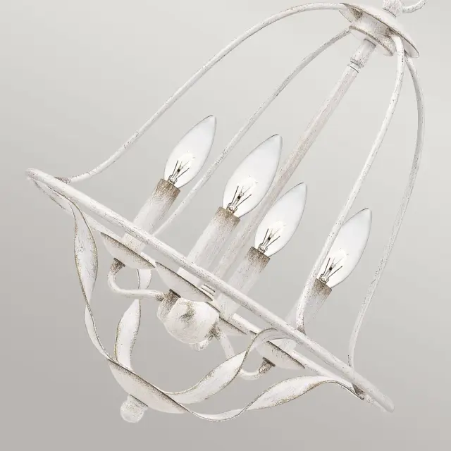 Люстра Quoizel QZ-BRADBURY-4P-AWH — белый, ракурс 3