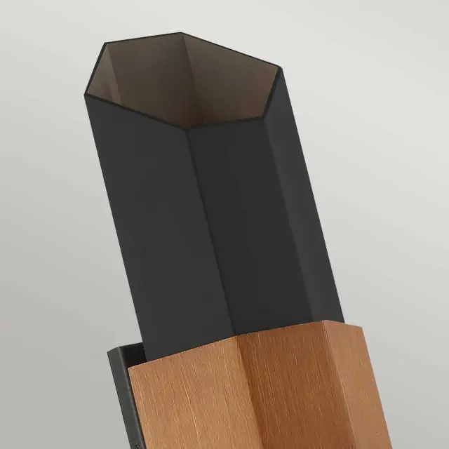 Уличный светильник Quoizel QZ-CHASM-L-BKW — черный, ракурс 3