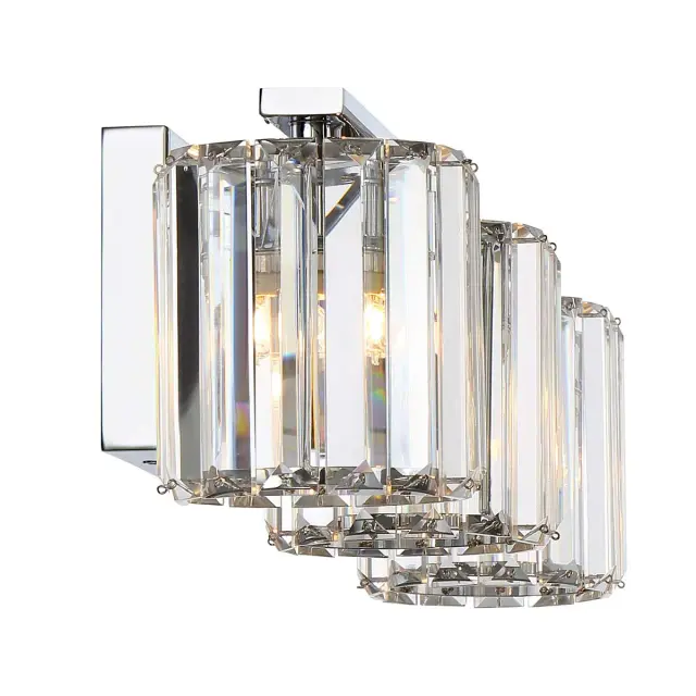 Светильник для ванной комнаты Quoizel QZ-DIVINE3-PC-BATH — хром, ракурс 2