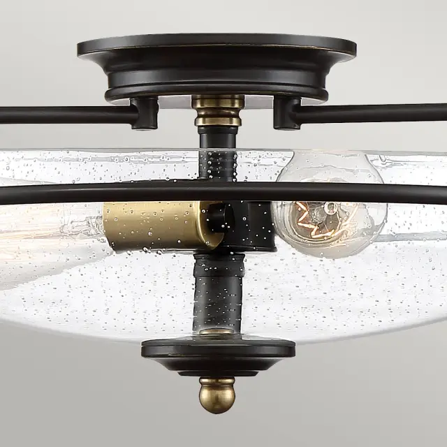 Люстра Quoizel QZ-GRIFFIN-F-C-PNAB — бронза, ракурс 2