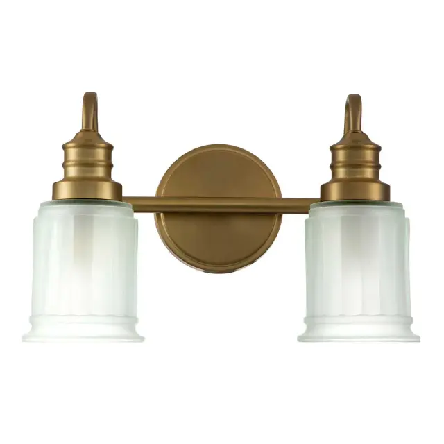 Светильник для ванной комнаты Elstead Lighting QZ-SWELL2-BB-BATH — латунь, ракурс 5