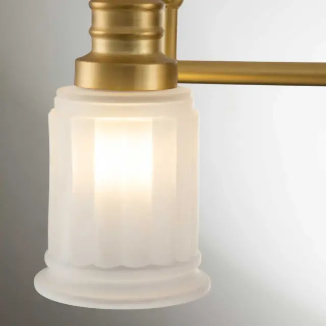 Светильник для ванной комнаты Elstead Lighting QZ-SWELL3-BB-BATH — латунь, ракурс 3