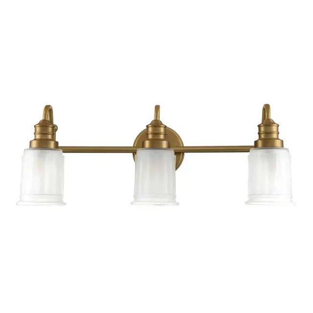 Светильник для ванной комнаты Elstead Lighting QZ-SWELL3-BB-BATH — латунь, ракурс 5