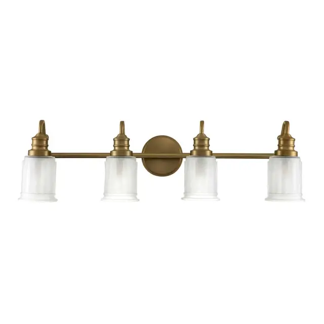 Светильник для ванной комнаты Elstead Lighting QZ-SWELL4-BB-BATH — латунь, ракурс 5