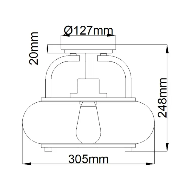Светильник Quoizel QZ-TRILOGY-SFS-BN — никель, ракурс 7