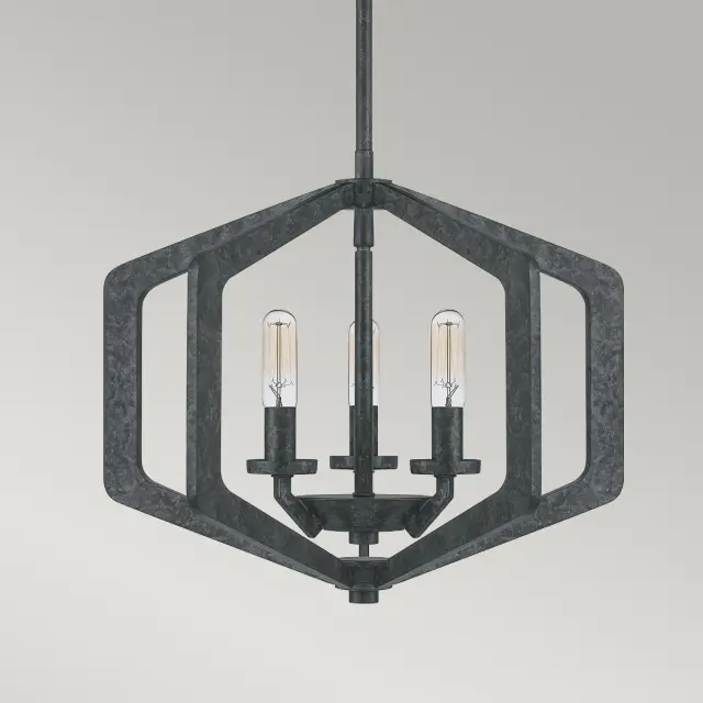Светильник Quoizel QZ-VANGUARD-3P-OK — черный, ракурс 4