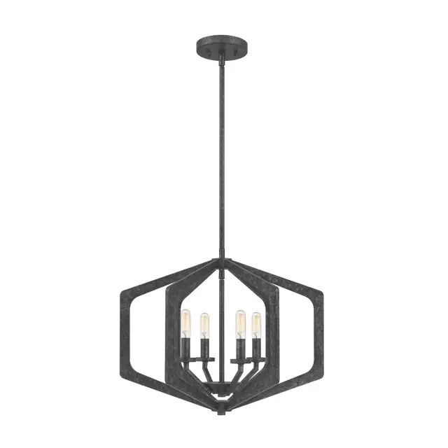 Светильник Quoizel QZ-VANGUARD-4P-OK — черный