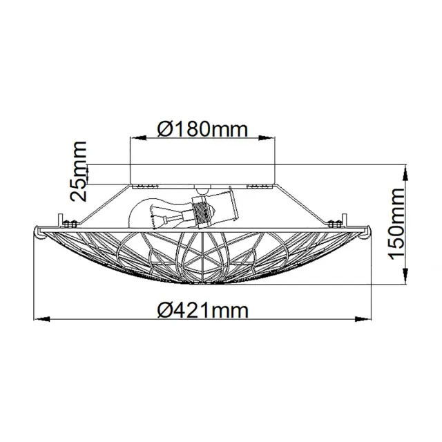 Люстра Quoizel QZ-VICTORY-SF — бронза, ракурс 6
