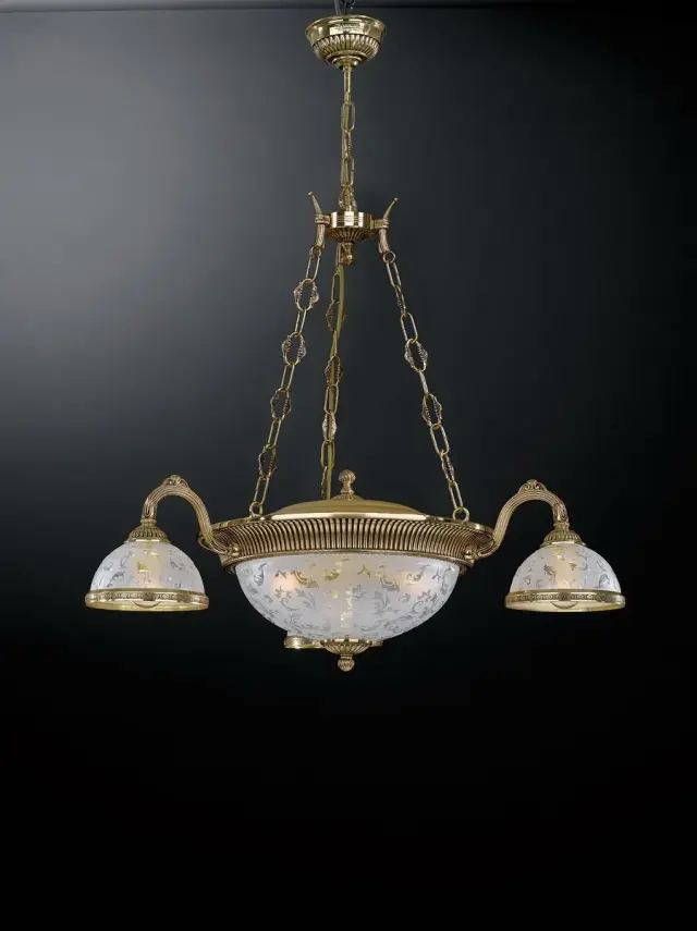 Люстра Reccagni Angelo L 6302/3+3 — золотой