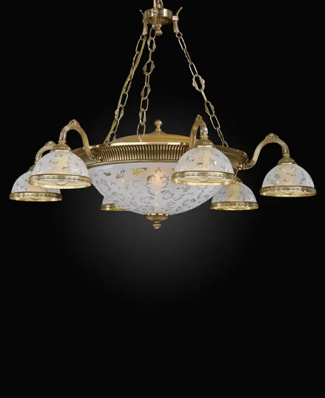 Люстра Reccagni Angelo L 6302/6+4 — золотой