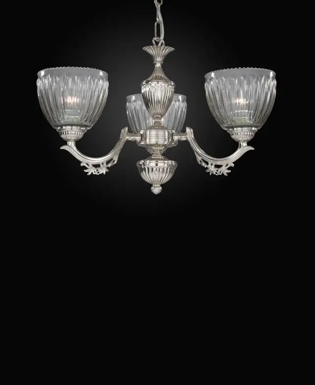 Люстра Reccagni Angelo L 9850/3 — никель