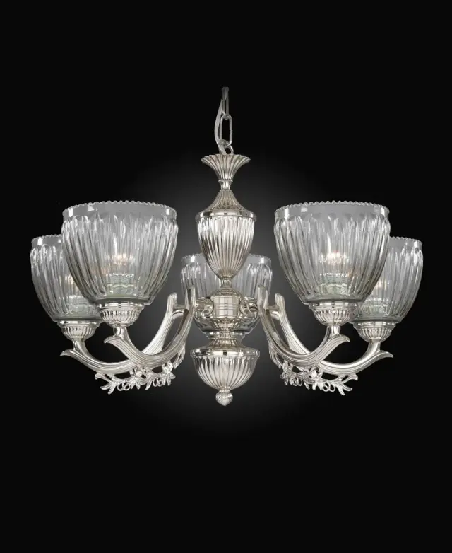 Люстра Reccagni Angelo L 9850/5 — никель