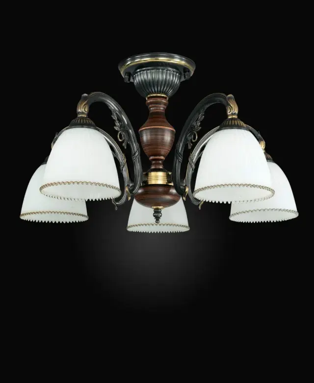 Люстра Reccagni Angelo PL 3800/5 — бронза