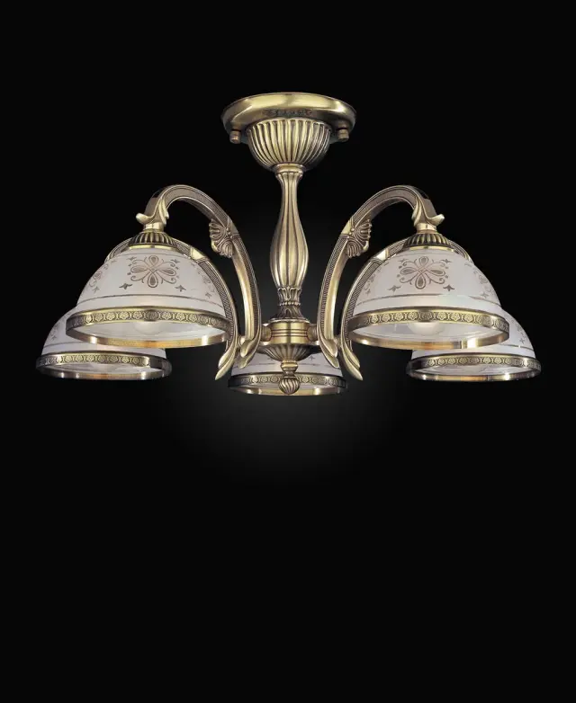Люстра Reccagni Angelo PL 6022/5 — бронза