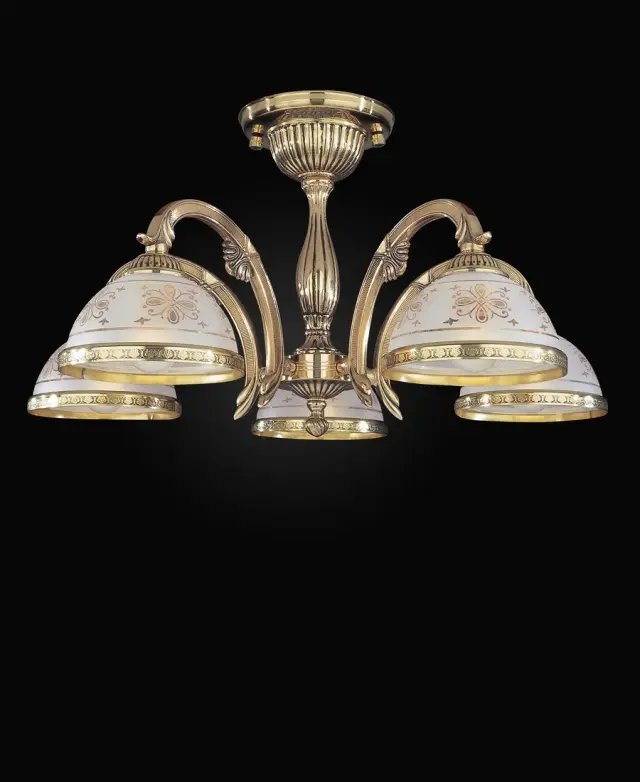 Люстра Reccagni Angelo PL 6122/5 — золотой