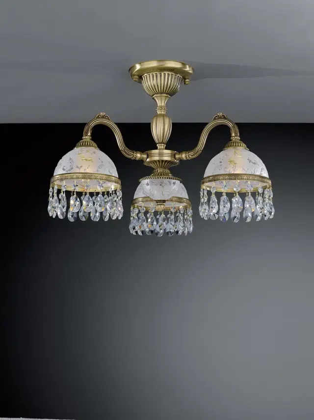 Люстра Reccagni Angelo PL 6220/3 — бронза