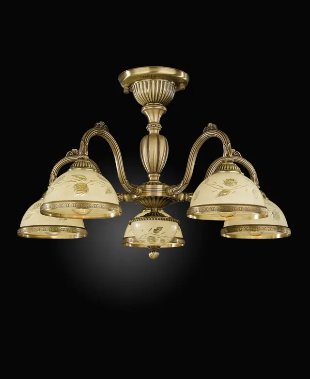 Люстра Reccagni Angelo PL 6228/5 — бронза