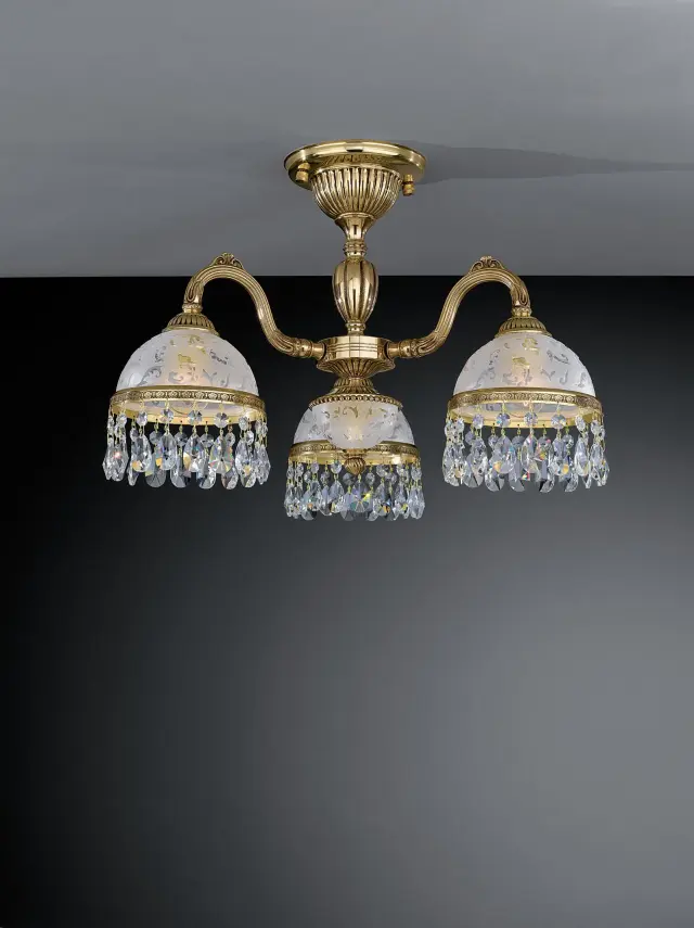 Люстра Reccagni Angelo PL 6320/3 — золотой