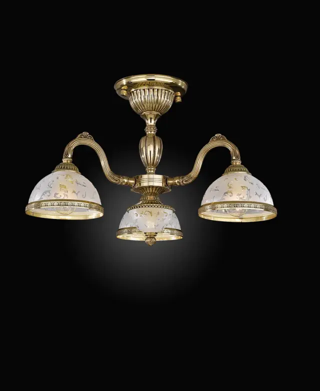 Люстра Reccagni Angelo PL 6322/3 — золотой