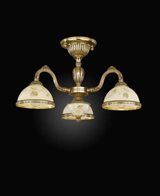 Люстра Reccagni Angelo PL 6328/3 — золотой