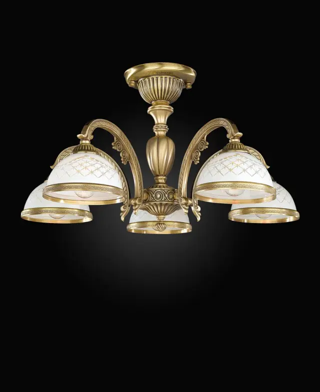 Люстра Reccagni Angelo PL 7022/5 — бронза