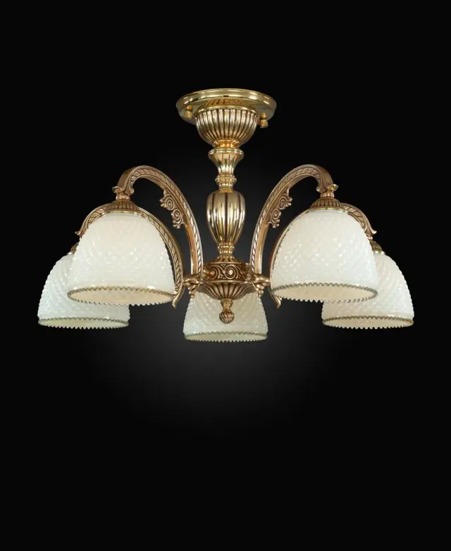 Люстра Reccagni Angelo PL 7125/5 — золотой