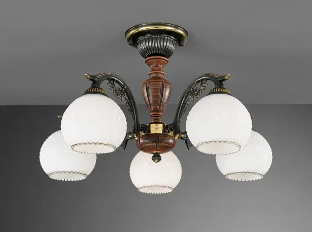 Люстра Reccagni Angelo PL 8630/5 — бронза